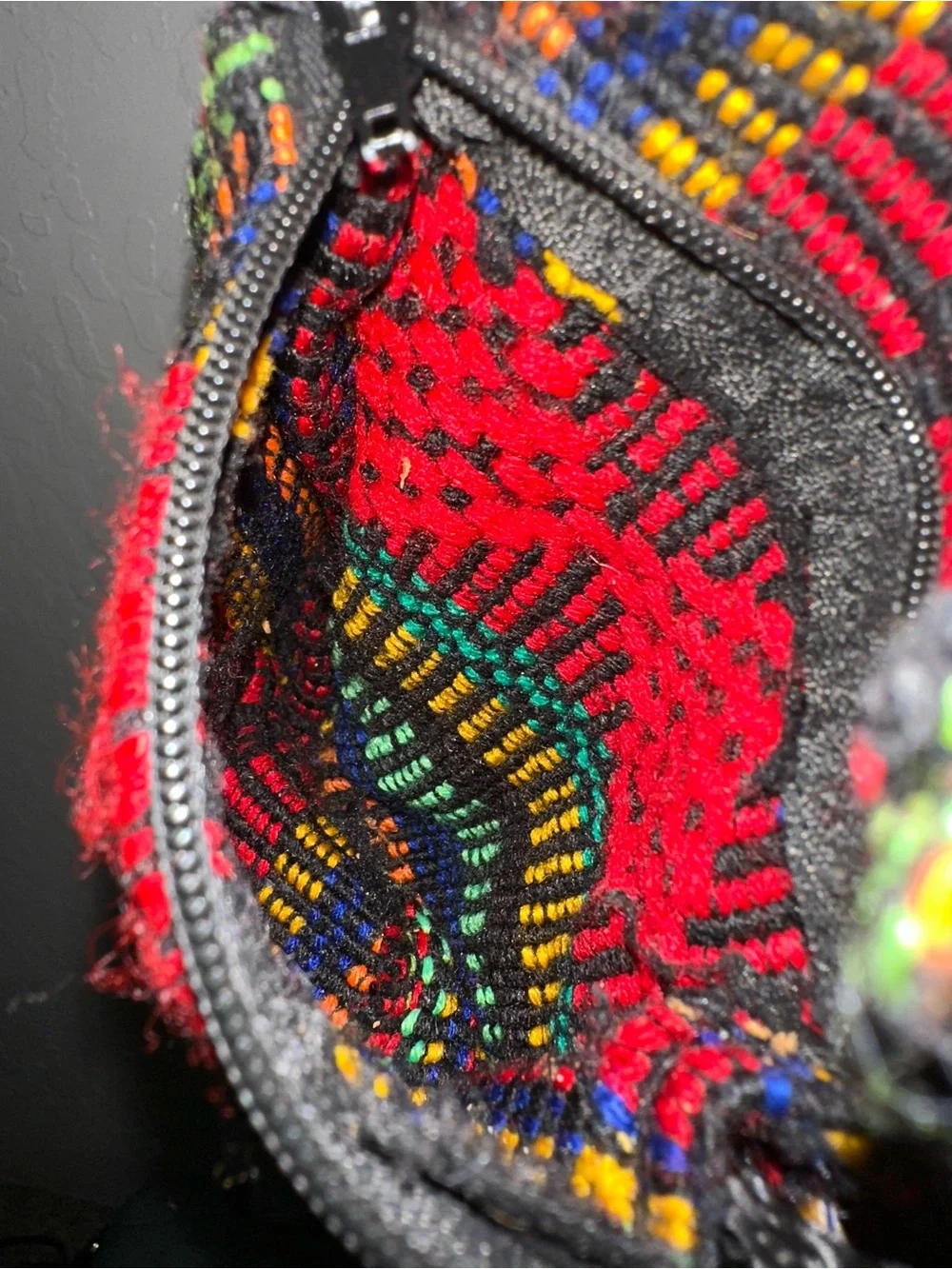 Handwoven Multicolor Boho Mini Backpack